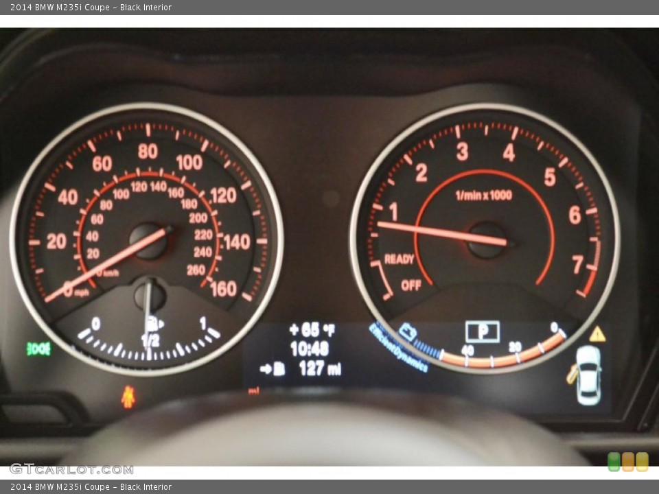 Black Interior Gauges for the 2014 BMW M235i Coupe #90776916