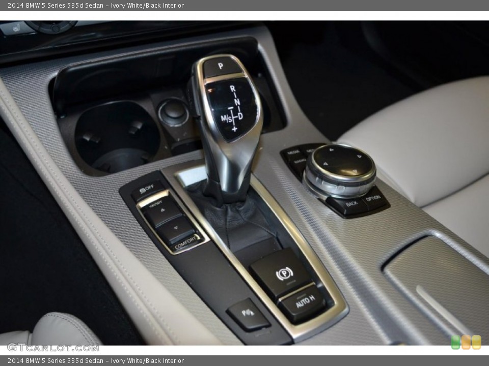 Ivory White/Black Interior Transmission for the 2014 BMW 5 Series 535d Sedan #90777069