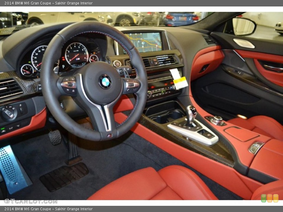Sakhir Orange Interior Prime Interior for the 2014 BMW M6 Gran Coupe #90777523