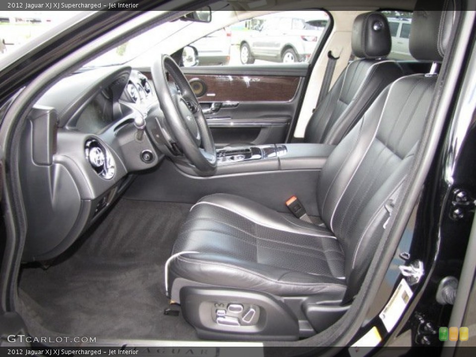 Jet Interior Front Seat for the 2012 Jaguar XJ XJ Supercharged #90777699