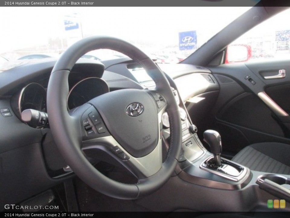 Black Interior Steering Wheel for the 2014 Hyundai Genesis Coupe 2.0T #90778702