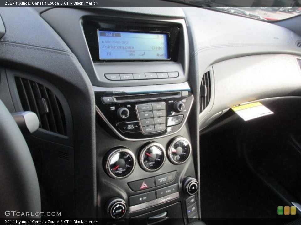 Black Interior Controls for the 2014 Hyundai Genesis Coupe 2.0T #90778797