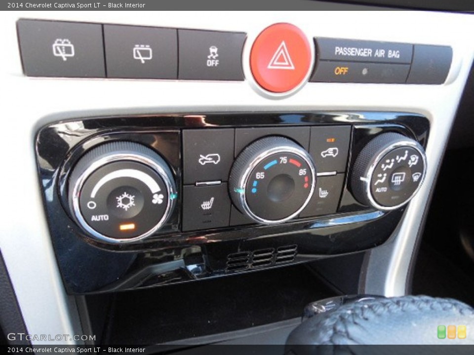Black Interior Controls for the 2014 Chevrolet Captiva Sport LT #90779994