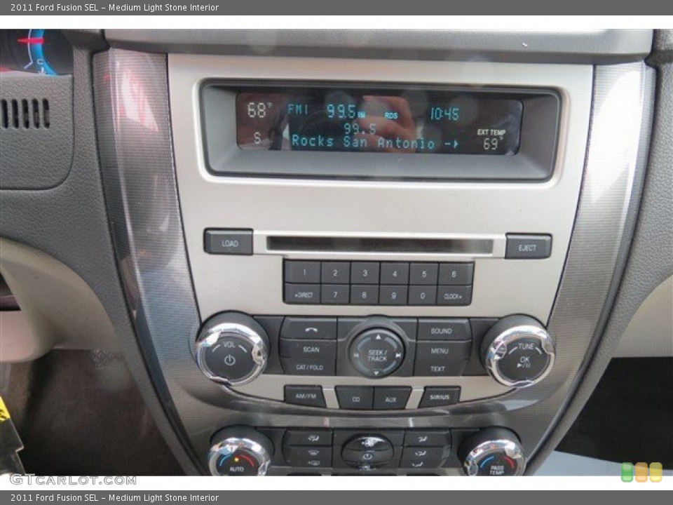 Medium Light Stone Interior Controls for the 2011 Ford Fusion SEL #90780948
