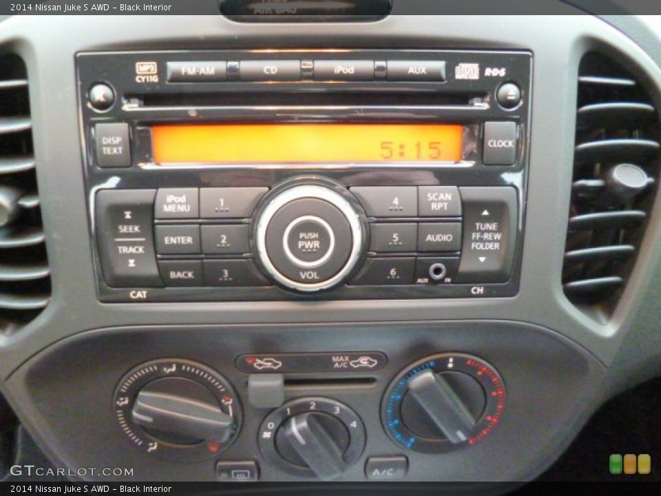 Black Interior Controls for the 2014 Nissan Juke S AWD #90785198