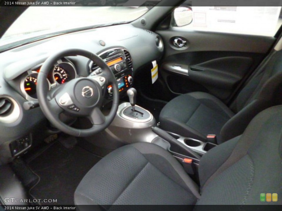 Black Interior Prime Interior for the 2014 Nissan Juke SV AWD #90785418