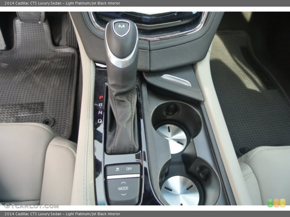 Light Platinum/Jet Black Interior Transmission for the 2014 Cadillac CTS Luxury Sedan #90789111