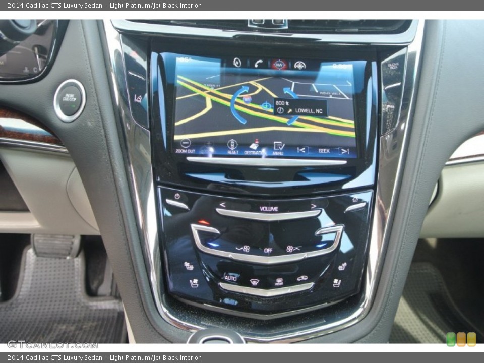 Light Platinum/Jet Black Interior Controls for the 2014 Cadillac CTS Luxury Sedan #90789138