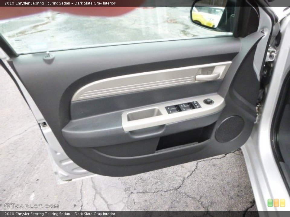 Dark Slate Gray Interior Door Panel for the 2010 Chrysler Sebring Touring Sedan #90791145