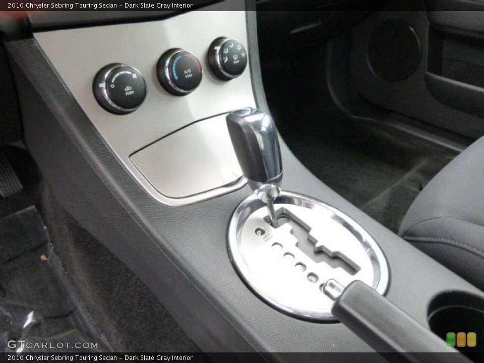 Dark Slate Gray Interior Transmission for the 2010 Chrysler Sebring Touring Sedan #90791272