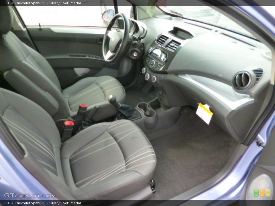 Silver/Silver Interior Photo for the 2014 Chevrolet Spark LS #90792324