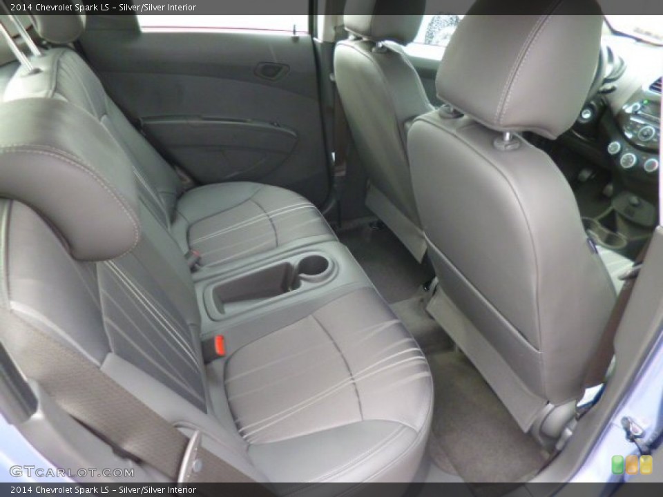 Silver/Silver Interior Rear Seat for the 2014 Chevrolet Spark LS #90792363