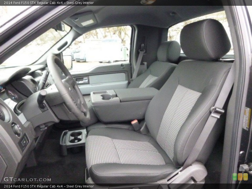 Steel Grey Interior Photo for the 2014 Ford F150 STX Regular Cab 4x4 #90792906