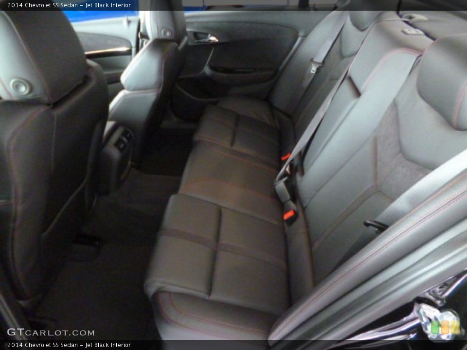 Jet Black Interior Rear Seat for the 2014 Chevrolet SS Sedan #90793367