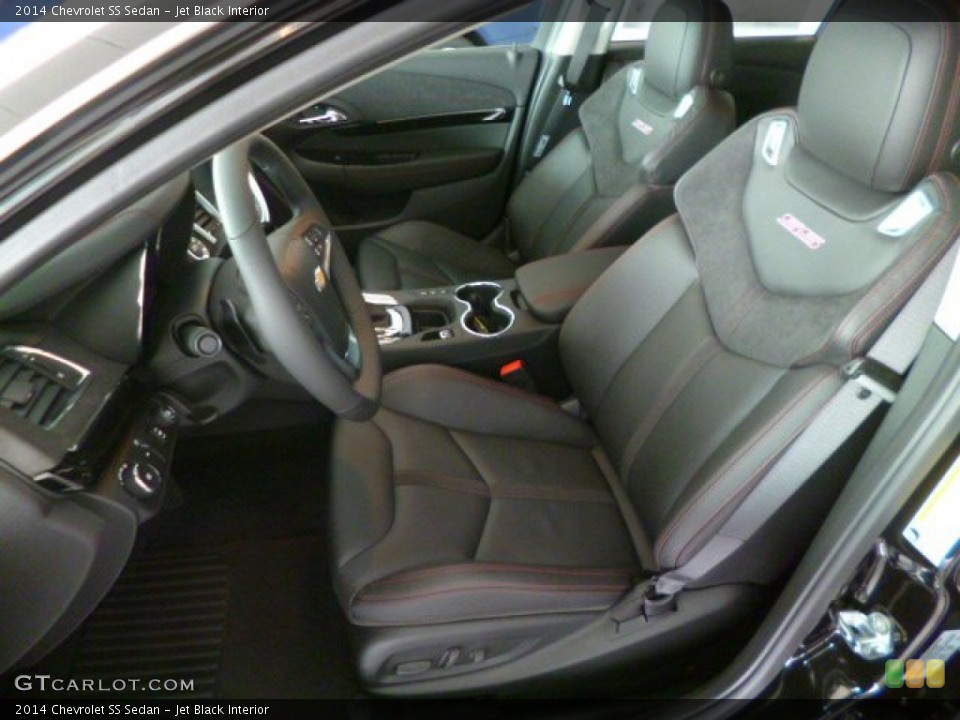 Jet Black Interior Front Seat for the 2014 Chevrolet SS Sedan #90793404