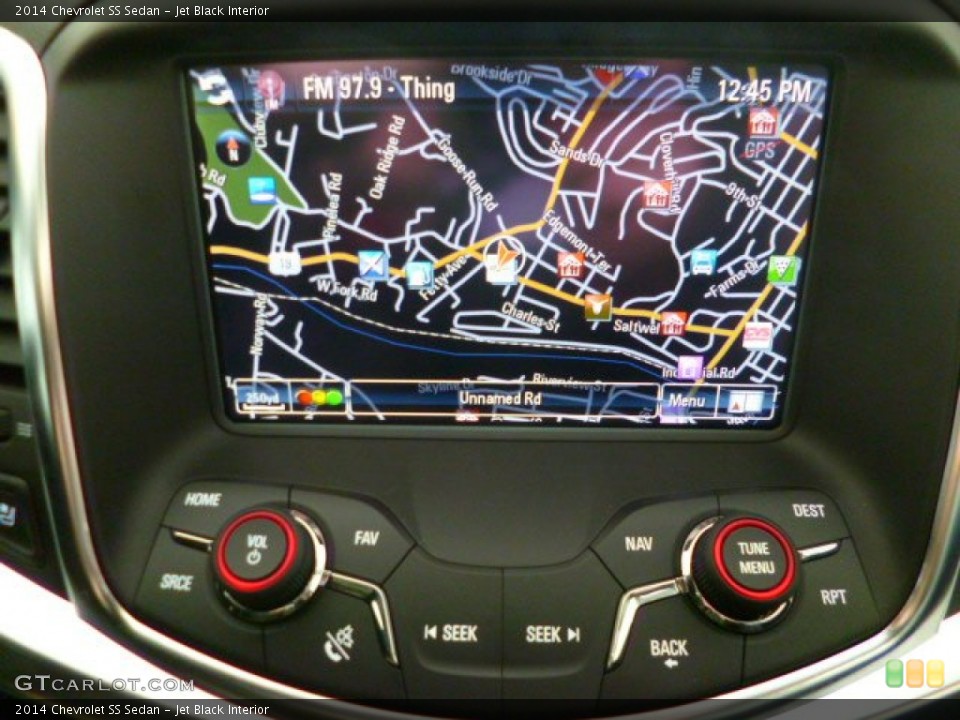 Jet Black Interior Navigation for the 2014 Chevrolet SS Sedan #90793464