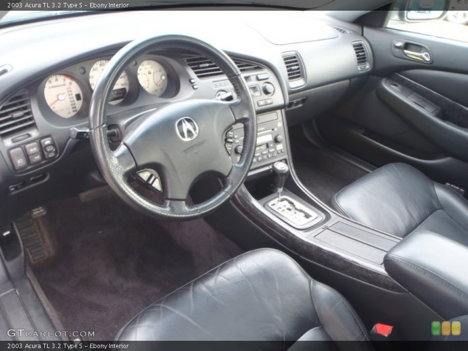 Ebony 2003 Acura TL Interiors