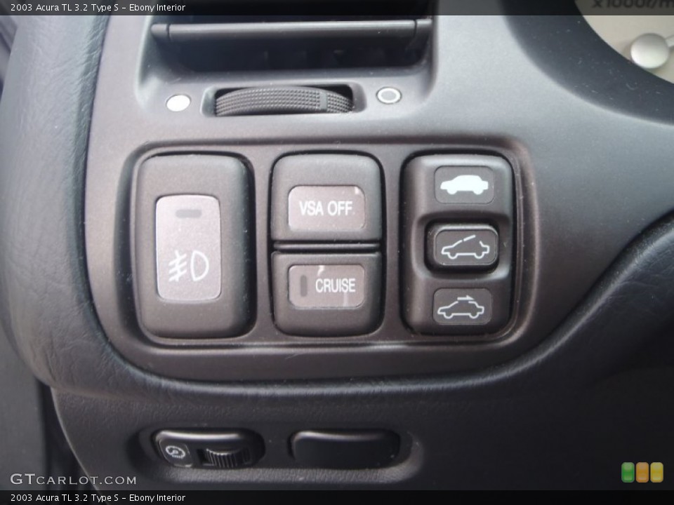 Ebony Interior Controls for the 2003 Acura TL 3.2 Type S #90794643