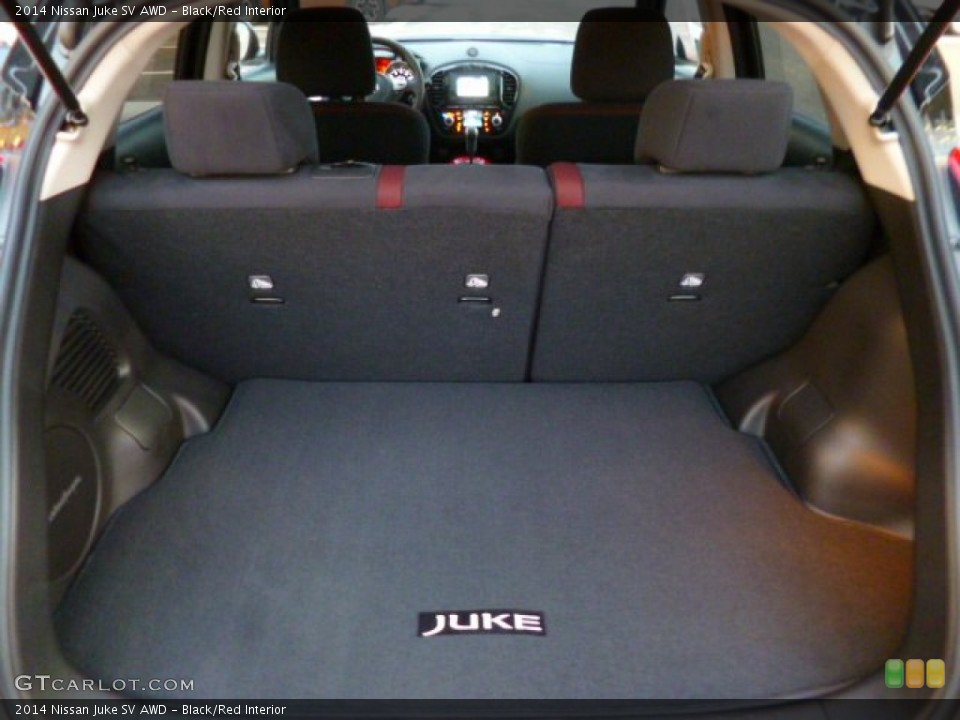 Black/Red Interior Trunk for the 2014 Nissan Juke SV AWD #90794796