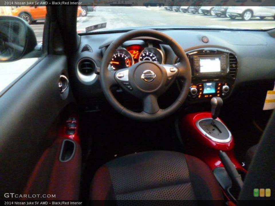 Black/Red Interior Dashboard for the 2014 Nissan Juke SV AWD #90794867