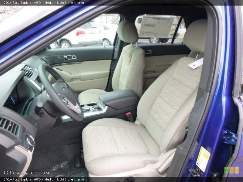 Medium Light Stone Interior Photo for the 2014 Ford Explorer 4WD #90794877