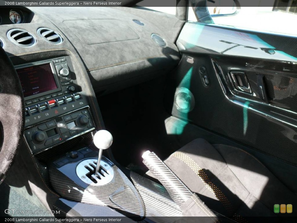 Nero Perseus Interior Photo for the 2008 Lamborghini Gallardo Superleggera #907949