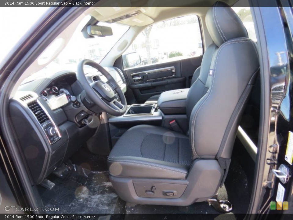 Black Interior Photo for the 2014 Ram 1500 Sport Regular Cab #90795132