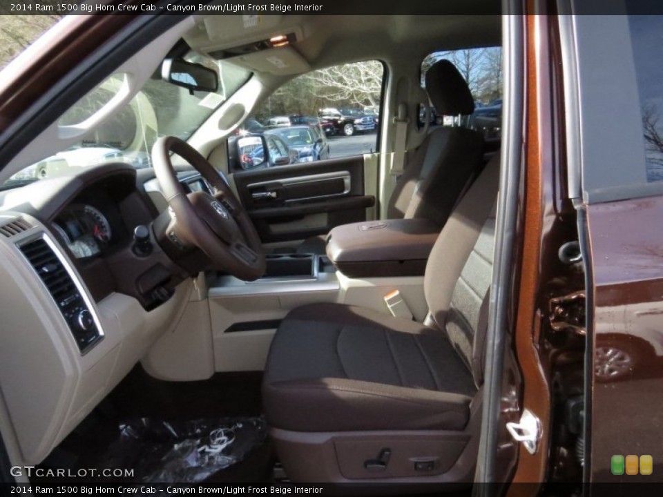 Canyon Brown/Light Frost Beige Interior Photo for the 2014 Ram 1500 Big Horn Crew Cab #90795354
