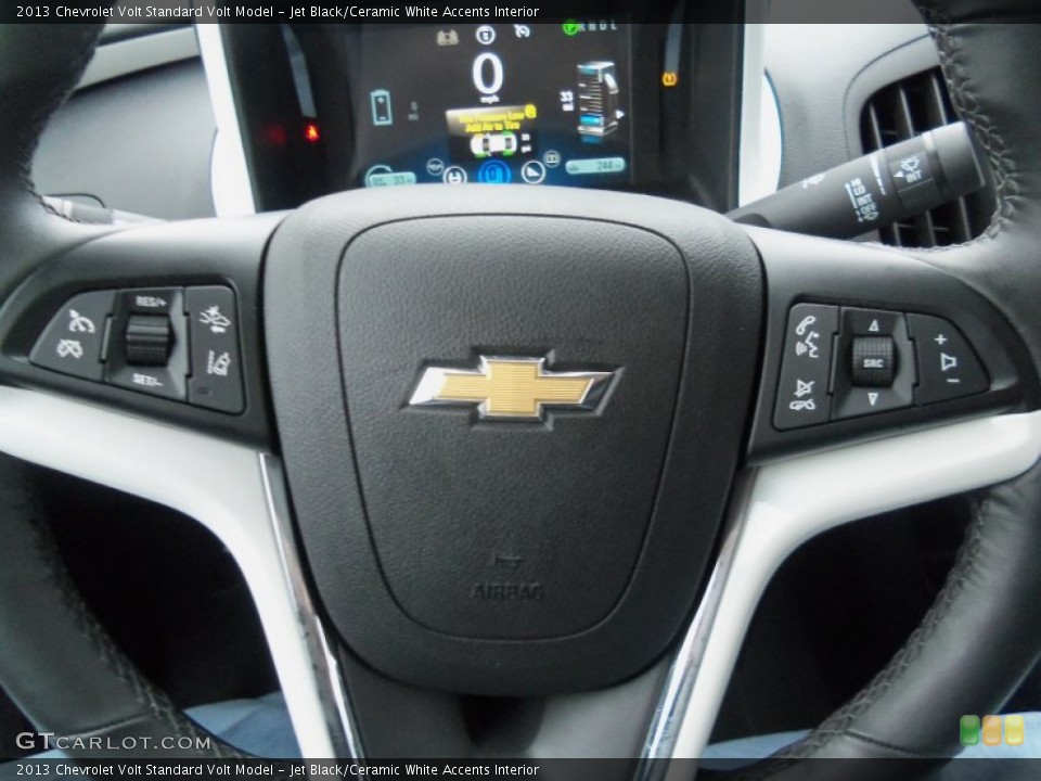 Jet Black/Ceramic White Accents Interior Controls for the 2013 Chevrolet Volt  #90795867