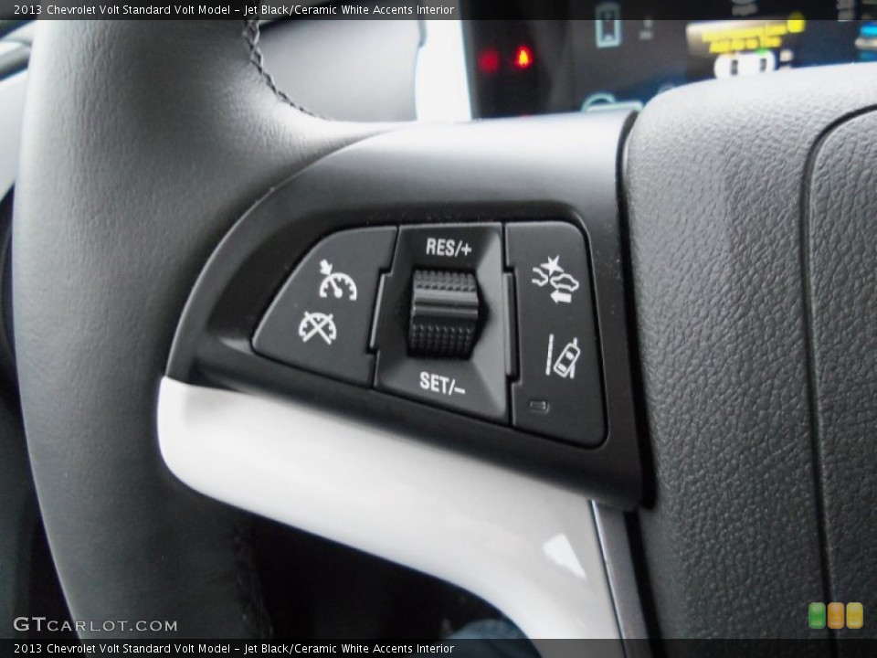 Jet Black/Ceramic White Accents Interior Controls for the 2013 Chevrolet Volt  #90795885