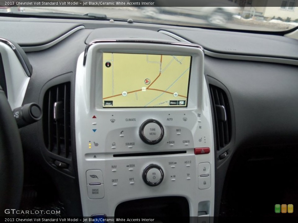 Jet Black/Ceramic White Accents Interior Controls for the 2013 Chevrolet Volt  #90795906