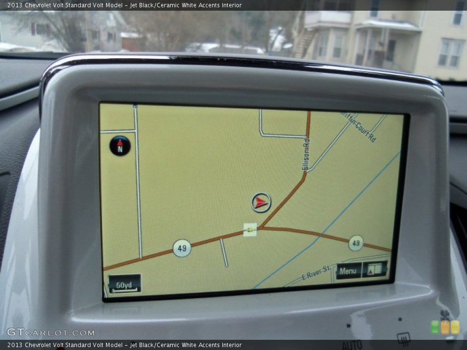 Jet Black/Ceramic White Accents Interior Navigation for the 2013 Chevrolet Volt  #90795930