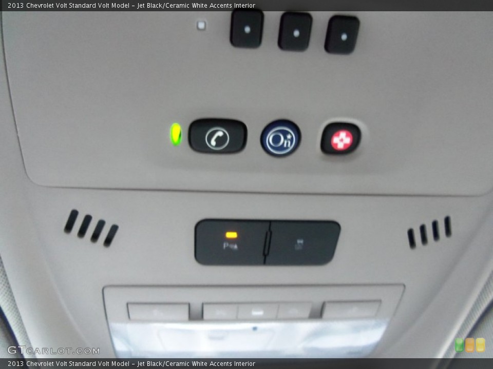 Jet Black/Ceramic White Accents Interior Controls for the 2013 Chevrolet Volt  #90796008