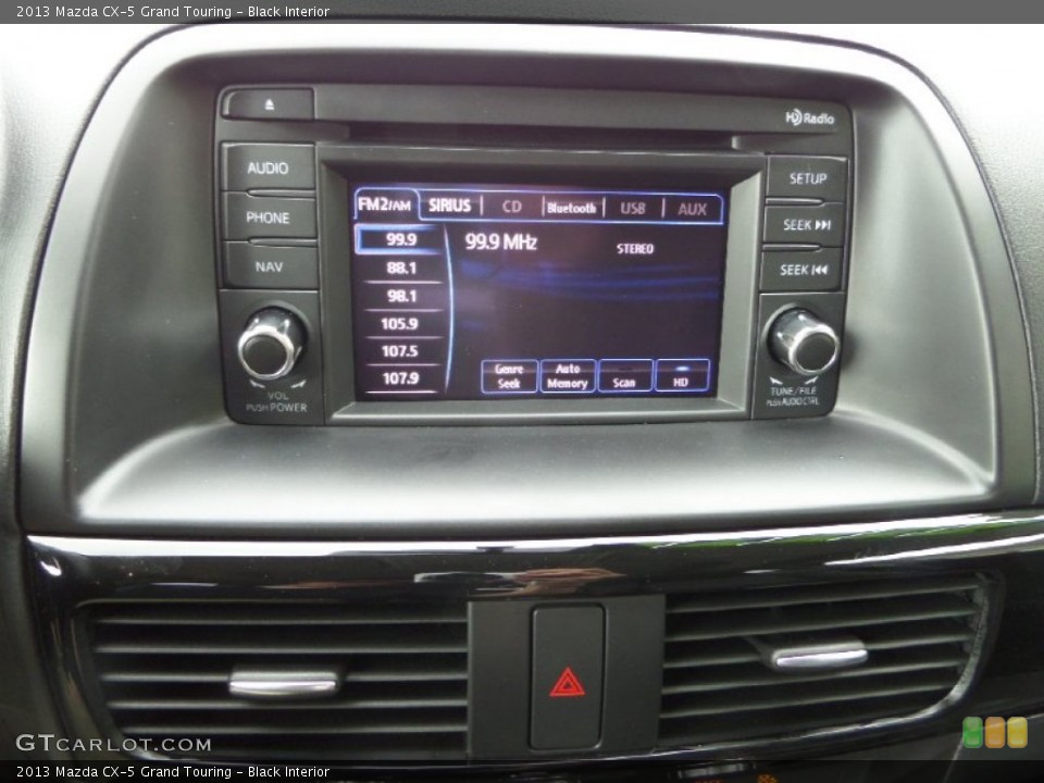 Black Interior Controls for the 2013 Mazda CX-5 Grand Touring #90797118