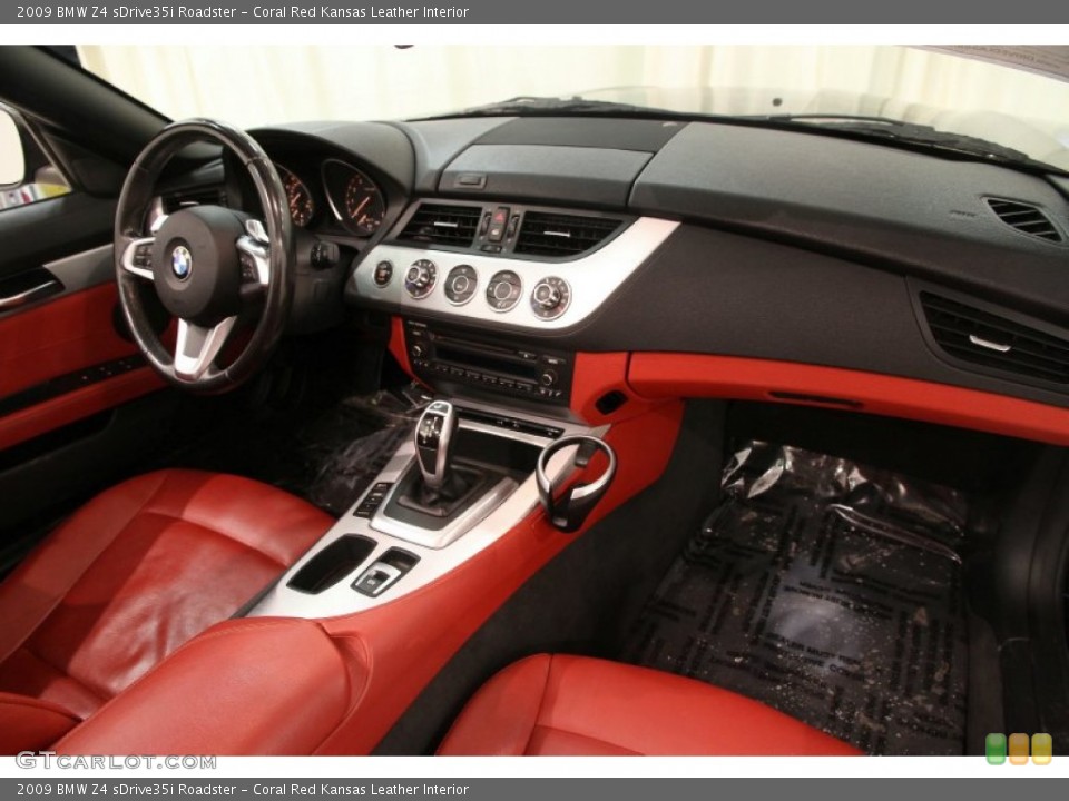 Coral Red Kansas Leather Interior Dashboard for the 2009 BMW Z4 sDrive35i Roadster #90797382