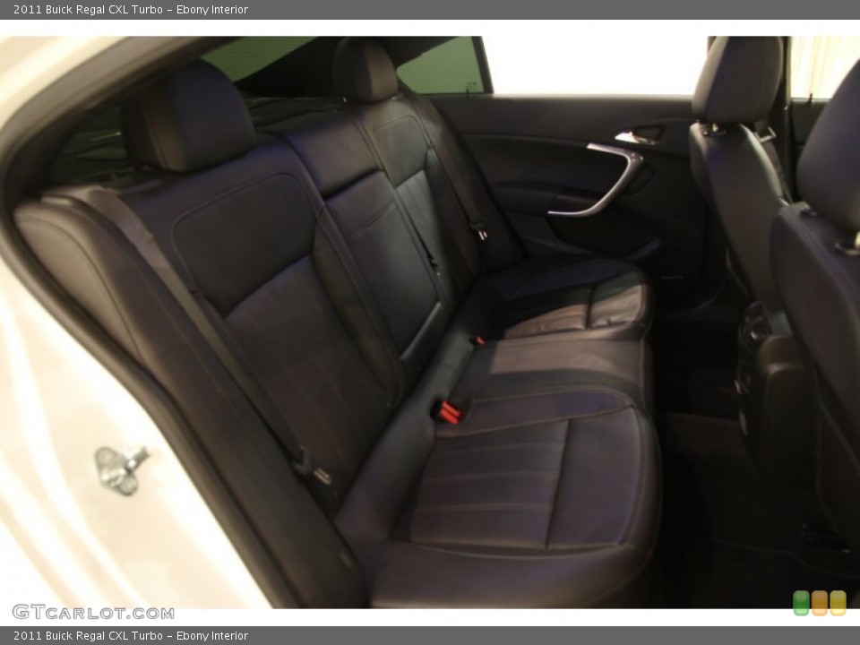 Ebony Interior Rear Seat for the 2011 Buick Regal CXL Turbo #90797757