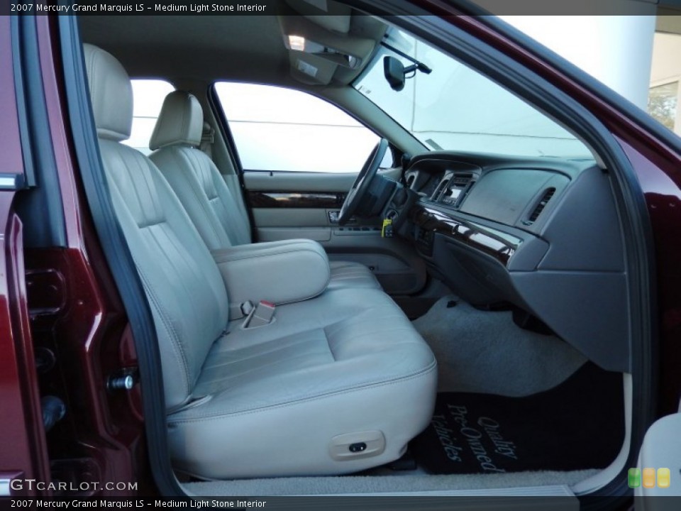 Medium Light Stone Interior Front Seat for the 2007 Mercury Grand Marquis LS #90798318