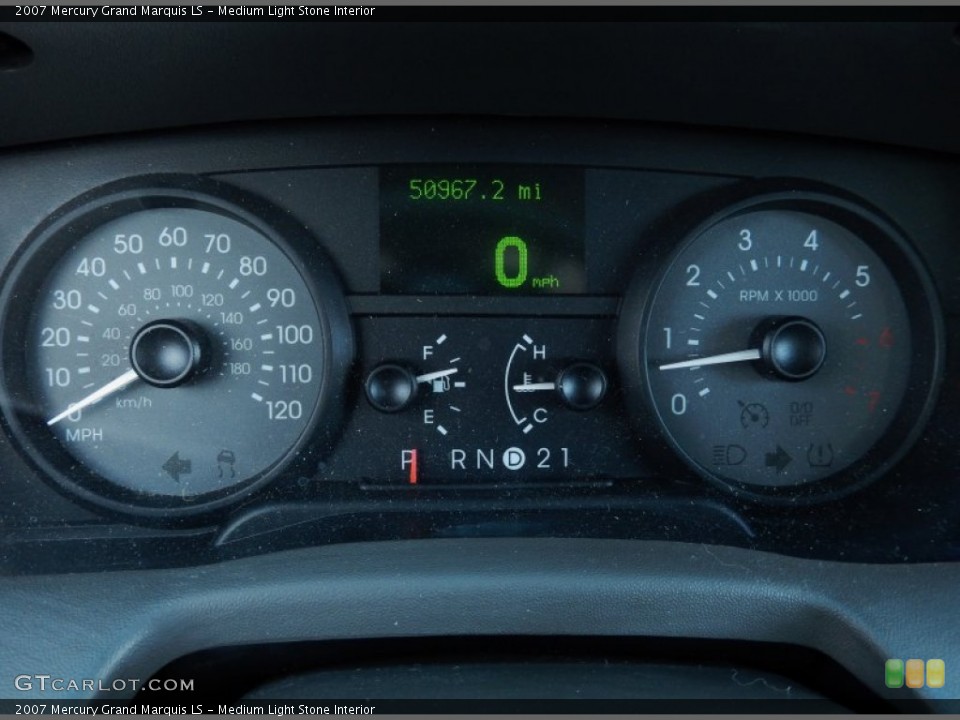 Medium Light Stone Interior Gauges for the 2007 Mercury Grand Marquis LS #90798402