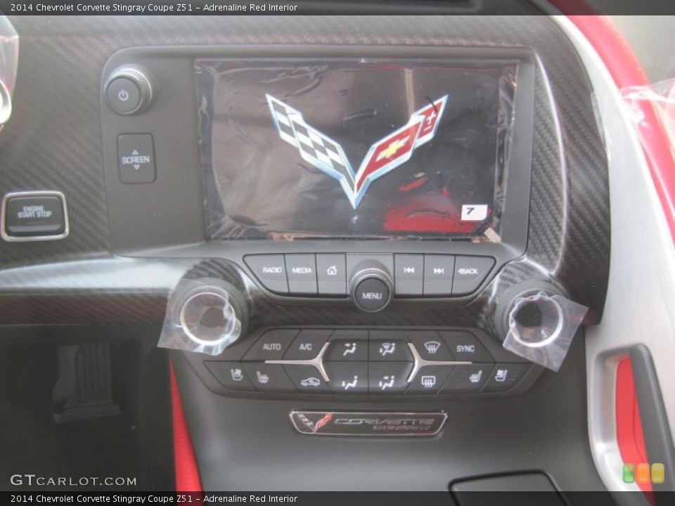 Adrenaline Red Interior Controls for the 2014 Chevrolet Corvette Stingray Coupe Z51 #90798808