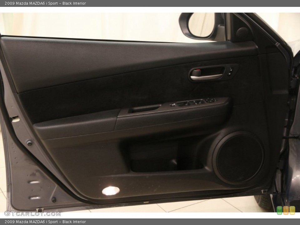 Black Interior Door Panel for the 2009 Mazda MAZDA6 i Sport #90799200