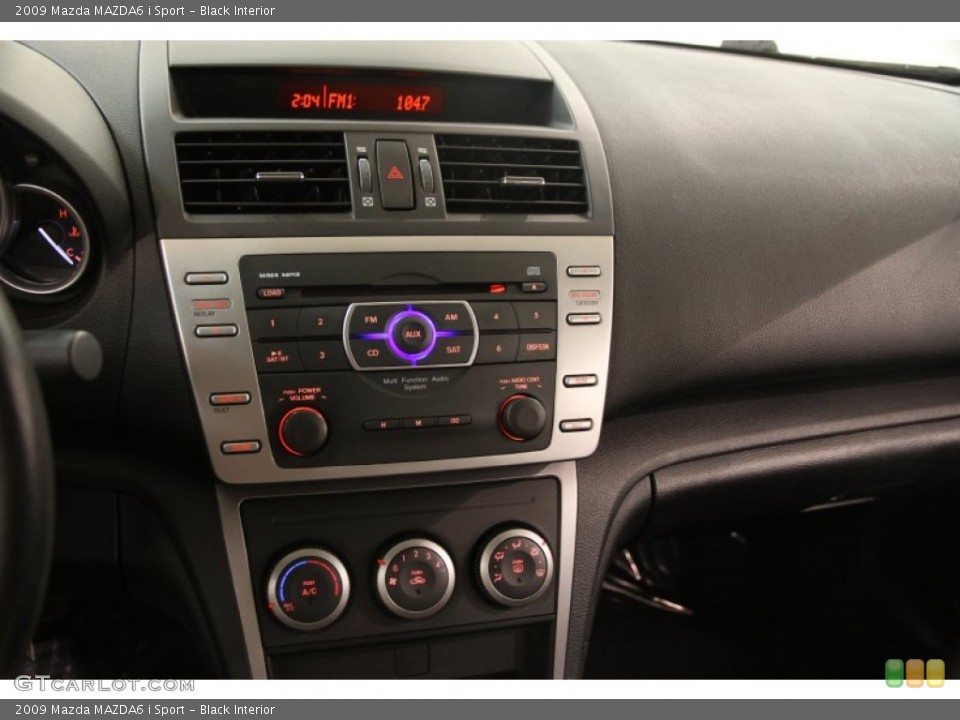 Black Interior Controls for the 2009 Mazda MAZDA6 i Sport #90799287