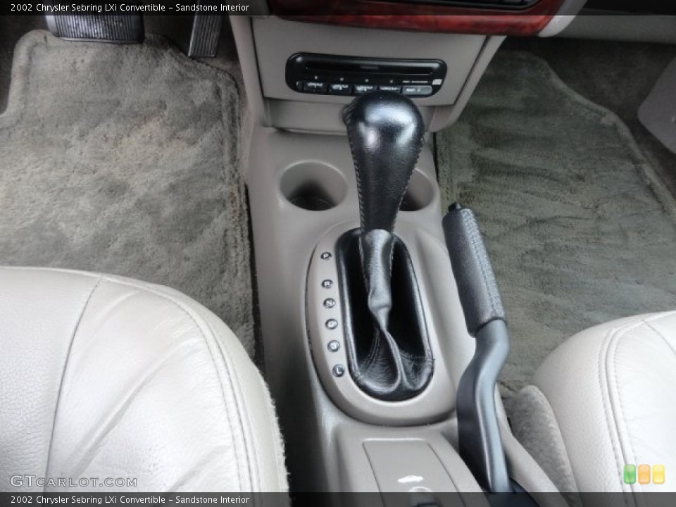 Sandstone Interior Transmission for the 2002 Chrysler Sebring LXi Convertible #90804426