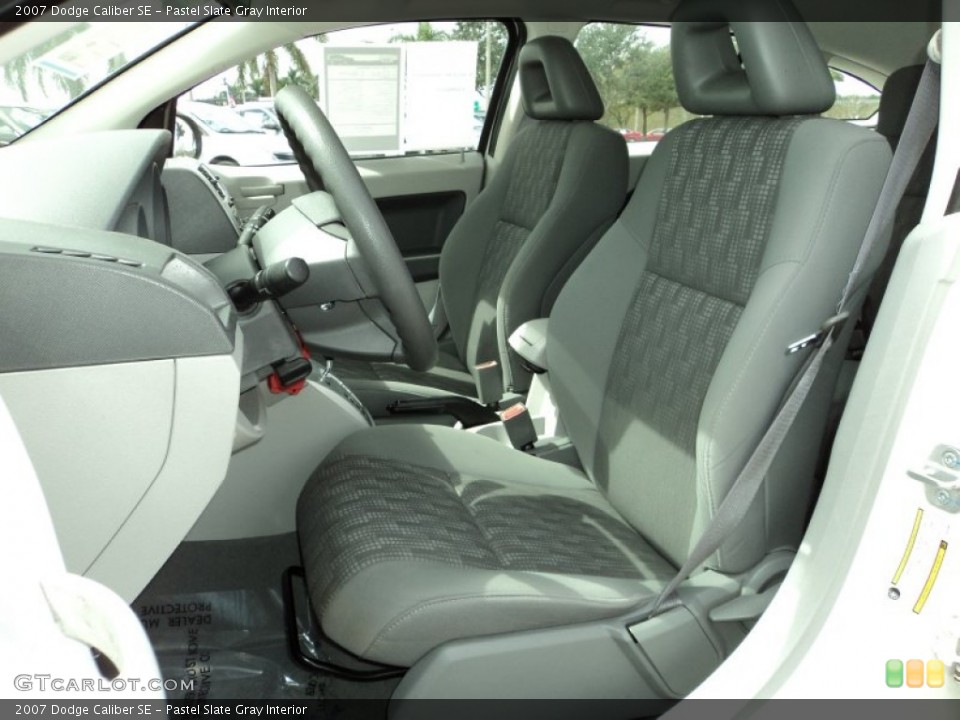 Pastel Slate Gray Interior Front Seat for the 2007 Dodge Caliber SE #90806358