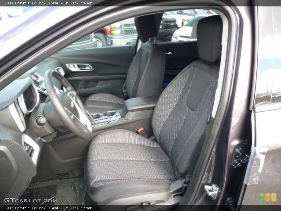 Jet Black Interior Front Seat for the 2014 Chevrolet Equinox LT AWD #90807274