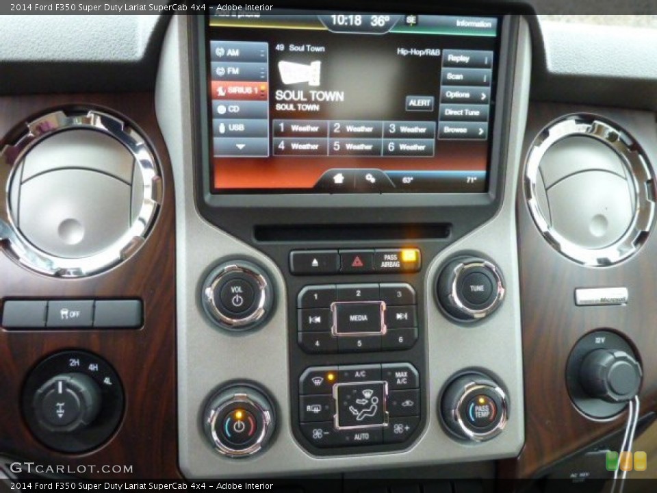 Adobe Interior Controls for the 2014 Ford F350 Super Duty Lariat SuperCab 4x4 #90807645