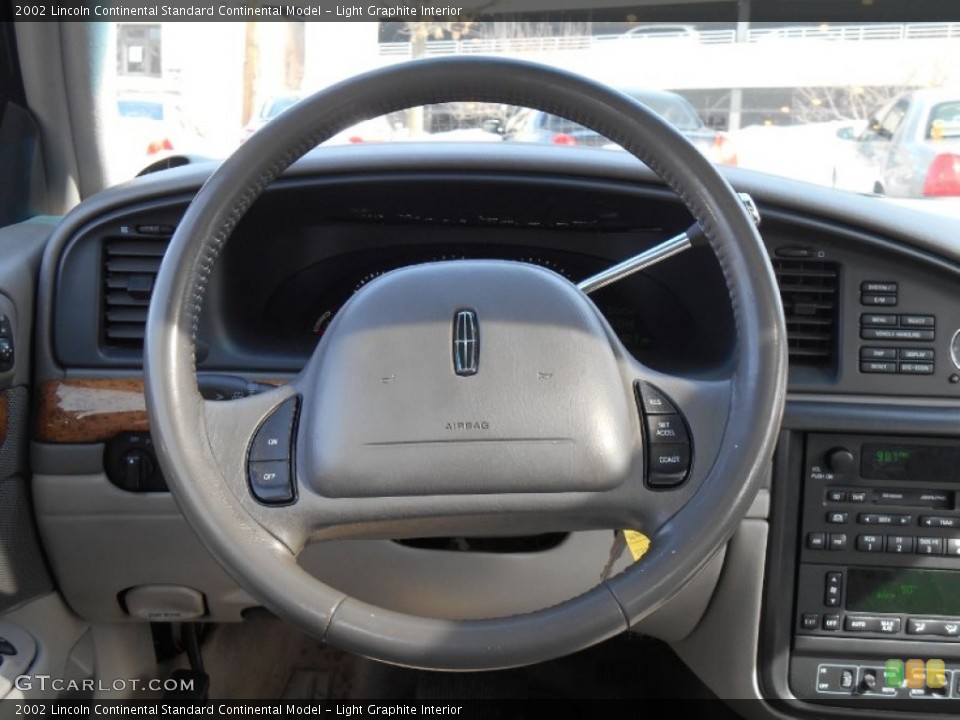 Light Graphite Interior Steering Wheel for the 2002 Lincoln Continental  #90808860