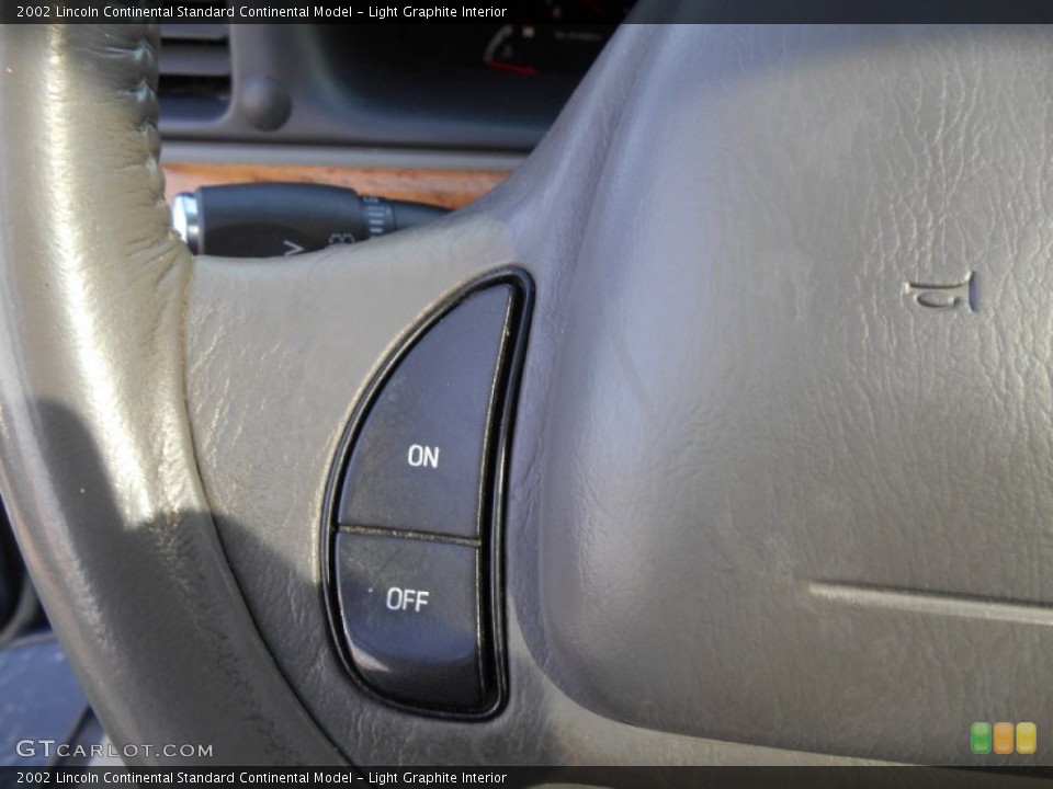 Light Graphite Interior Controls for the 2002 Lincoln Continental  #90808881