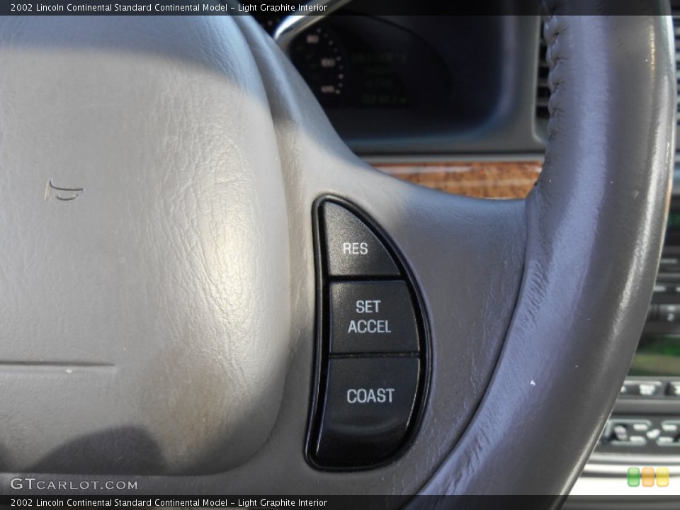 Light Graphite Interior Controls for the 2002 Lincoln Continental  #90808904