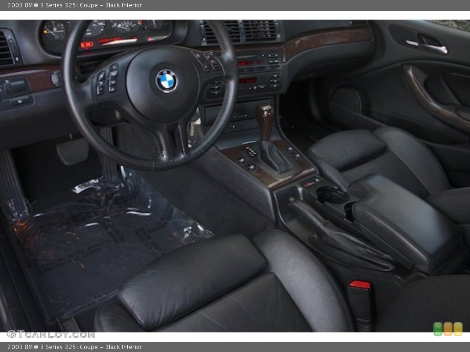 Black Interior Photo for the 2003 BMW 3 Series 325i Coupe #90810258