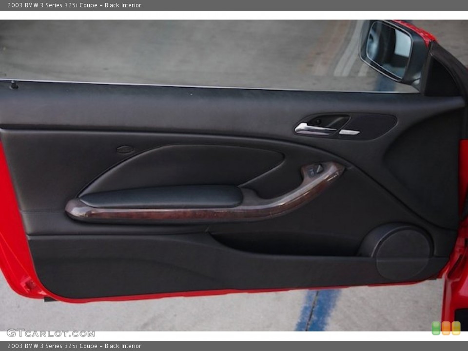 Black Interior Door Panel for the 2003 BMW 3 Series 325i Coupe #90810435